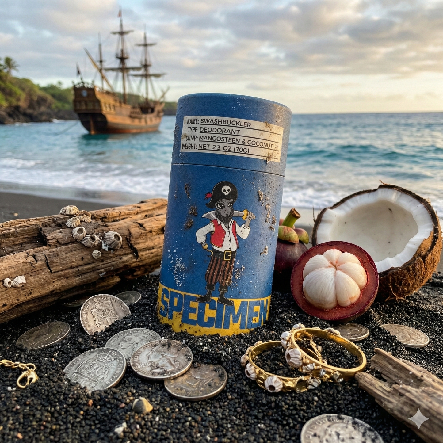 Swashbuckler | Mangosteen and Coconut Deodorant